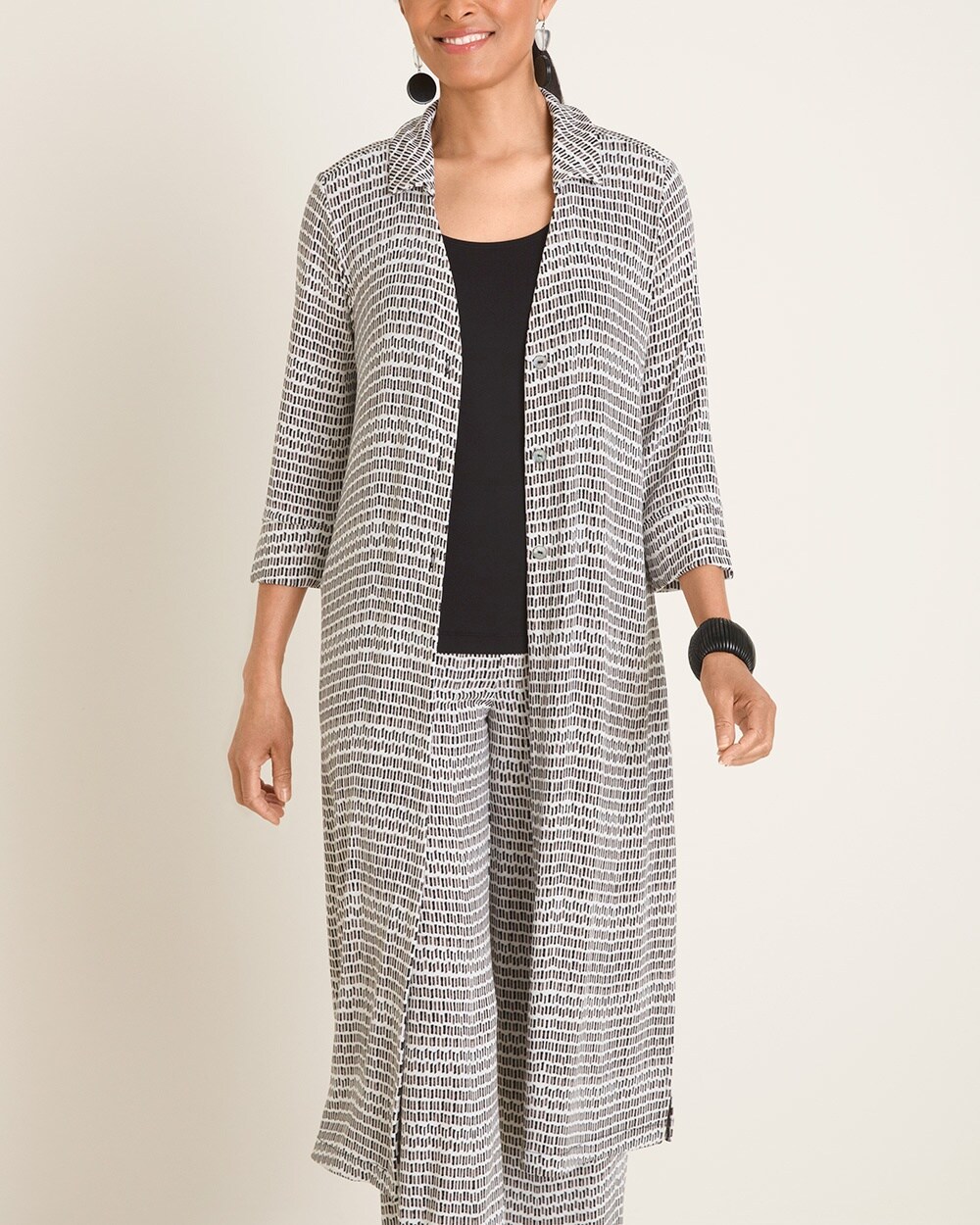 Travelers Classic Printed Duster Jacket