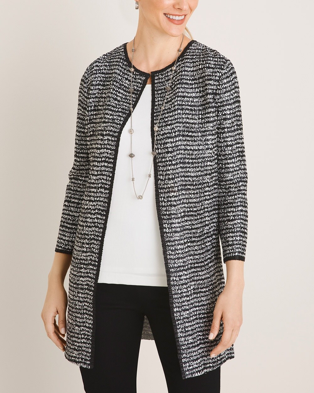 Travelers Collection Textured Jacket