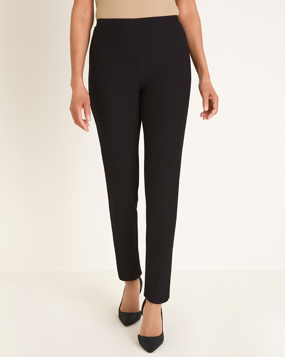 Marla Wynne for Chico's Crepe Fitted Ankle Pants