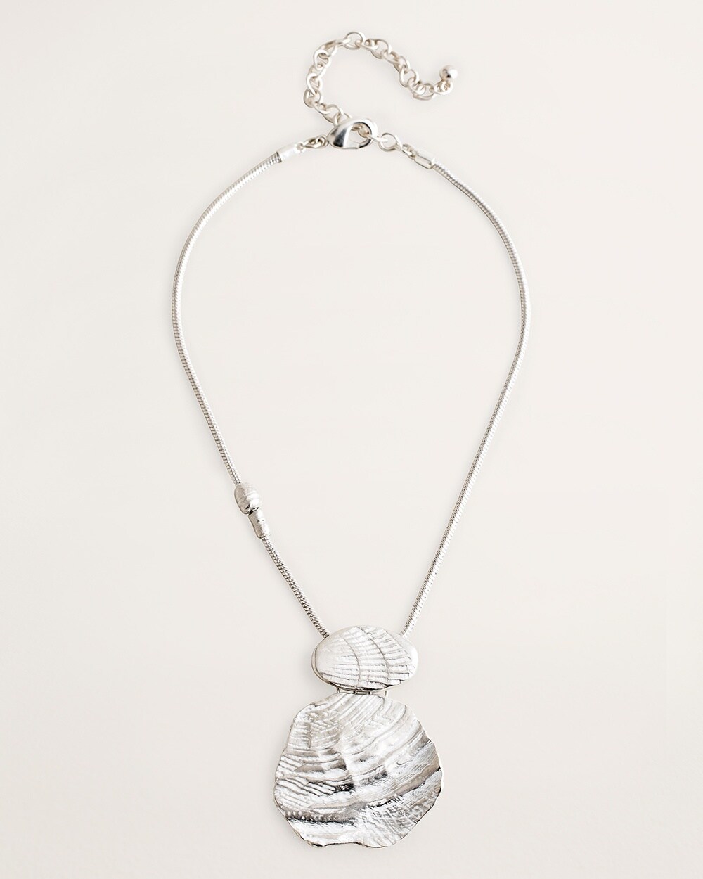 Silvertone Pendant Necklace