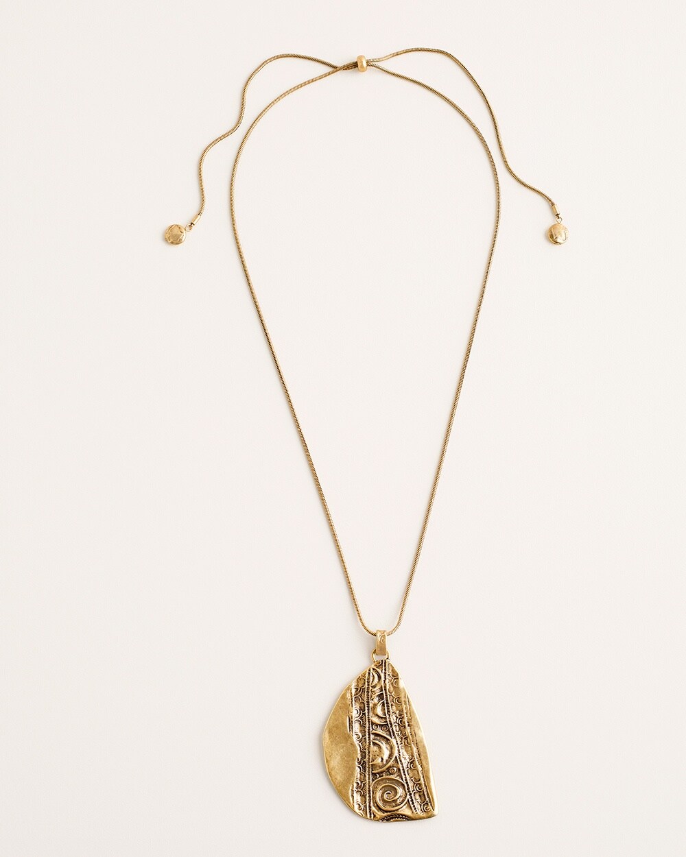 Bronze-Colored Convertible Pendant Necklace