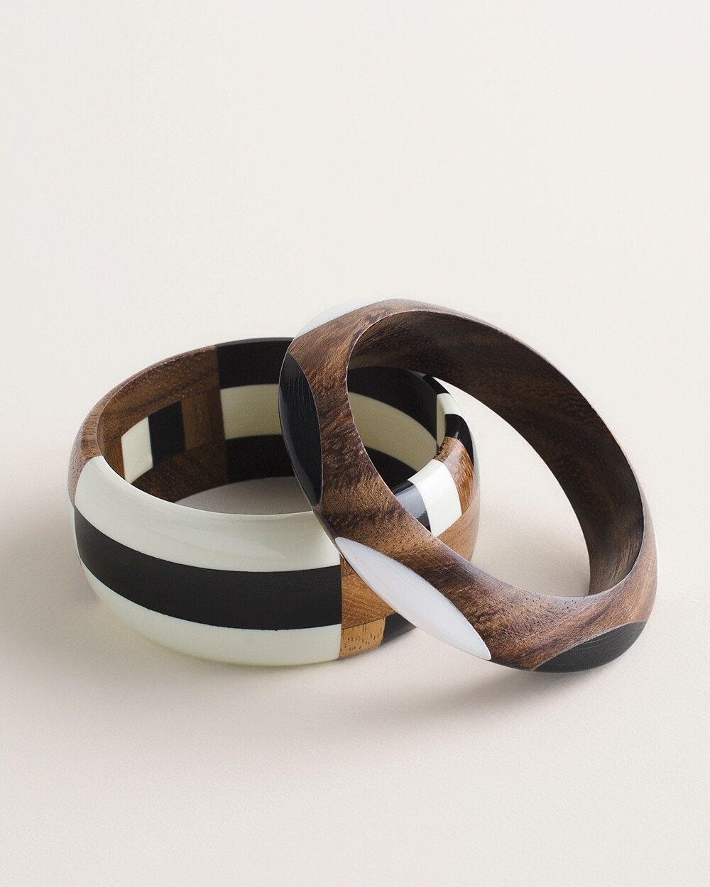 Wood Cuff Bracelet Set