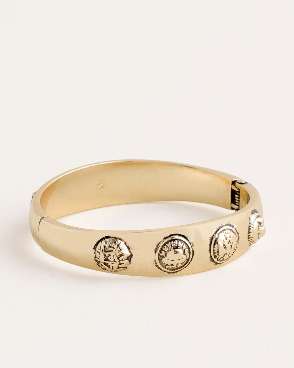 Goldtone Artisan Cuff Bracelet