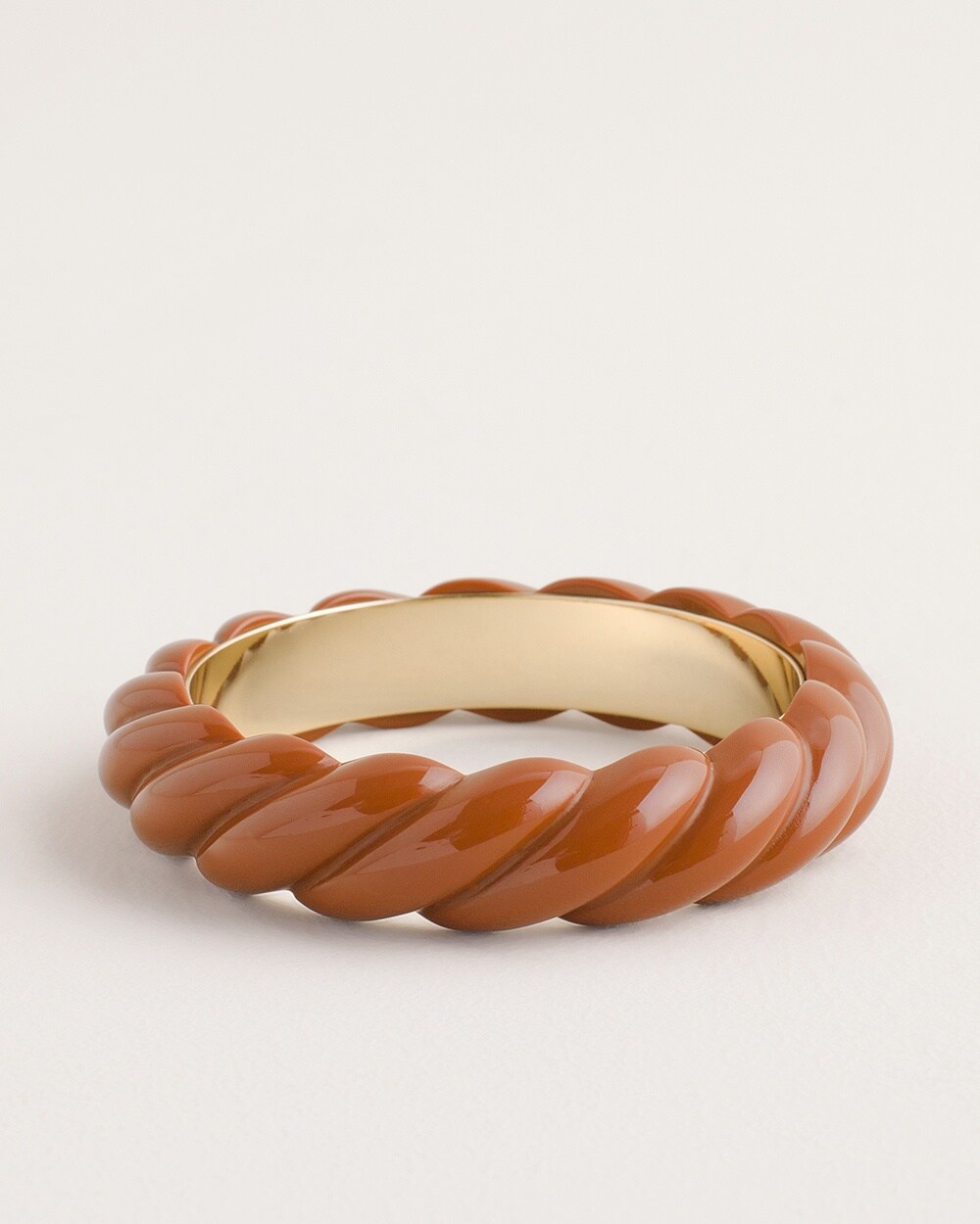 Terracotta-Colored Cuff Bracelet
