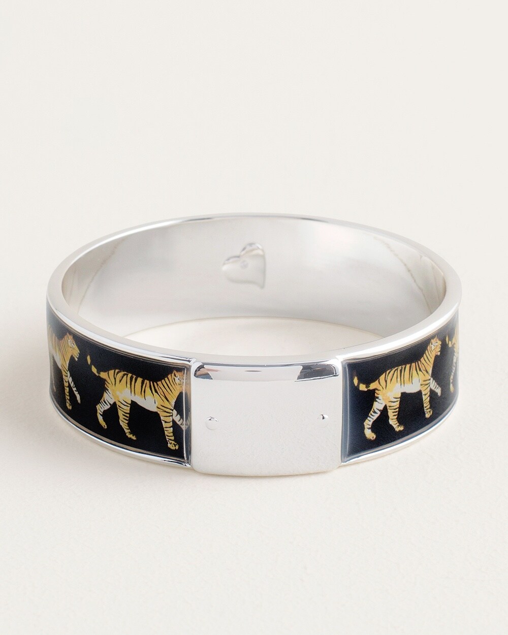 Tiger-Print Medium Cuff Bracelet