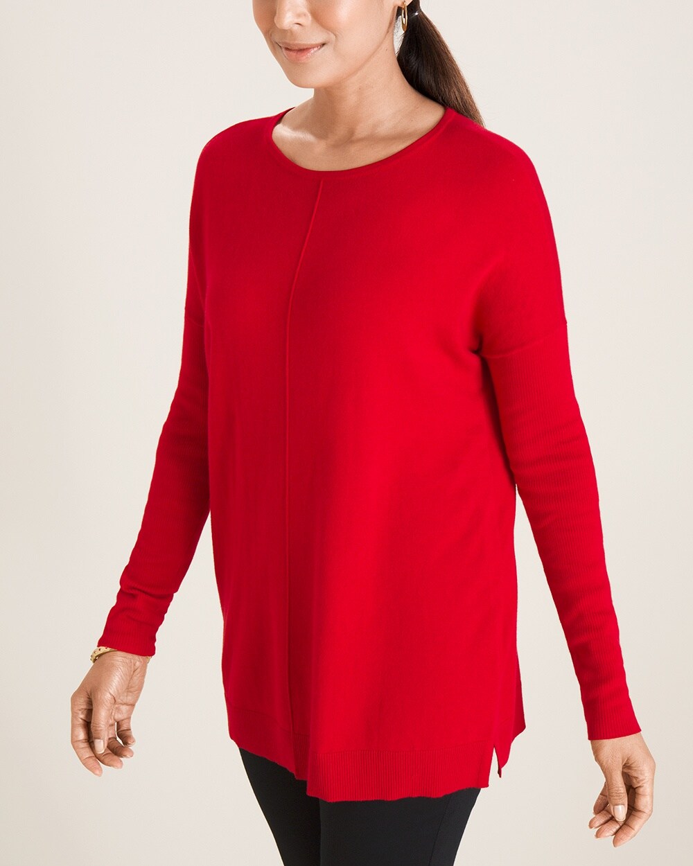 Center-Seam Sweater