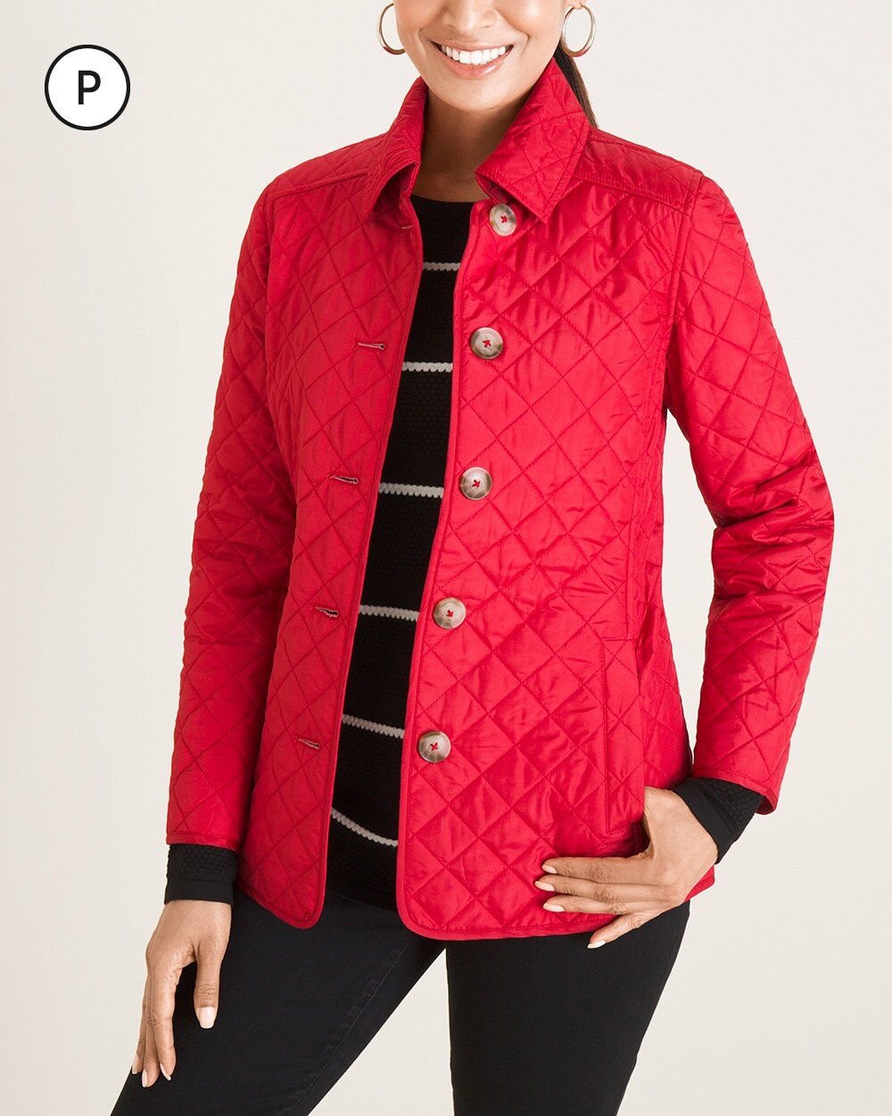 Petite Quilted Jacket