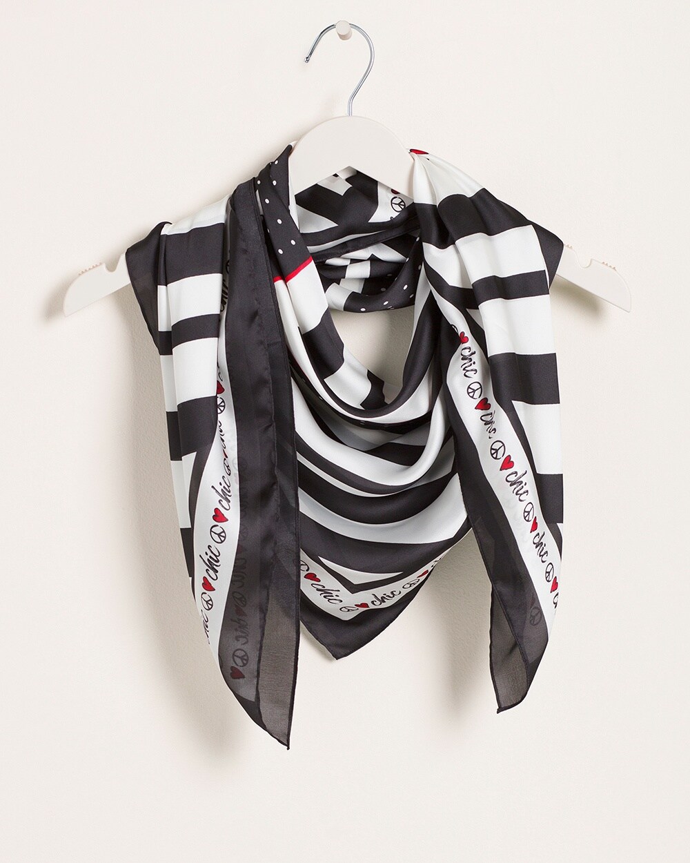 Peace Love Chic Oversized Square Scarf