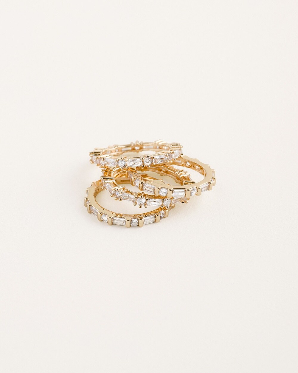 Goldtone Stackable Ring Set