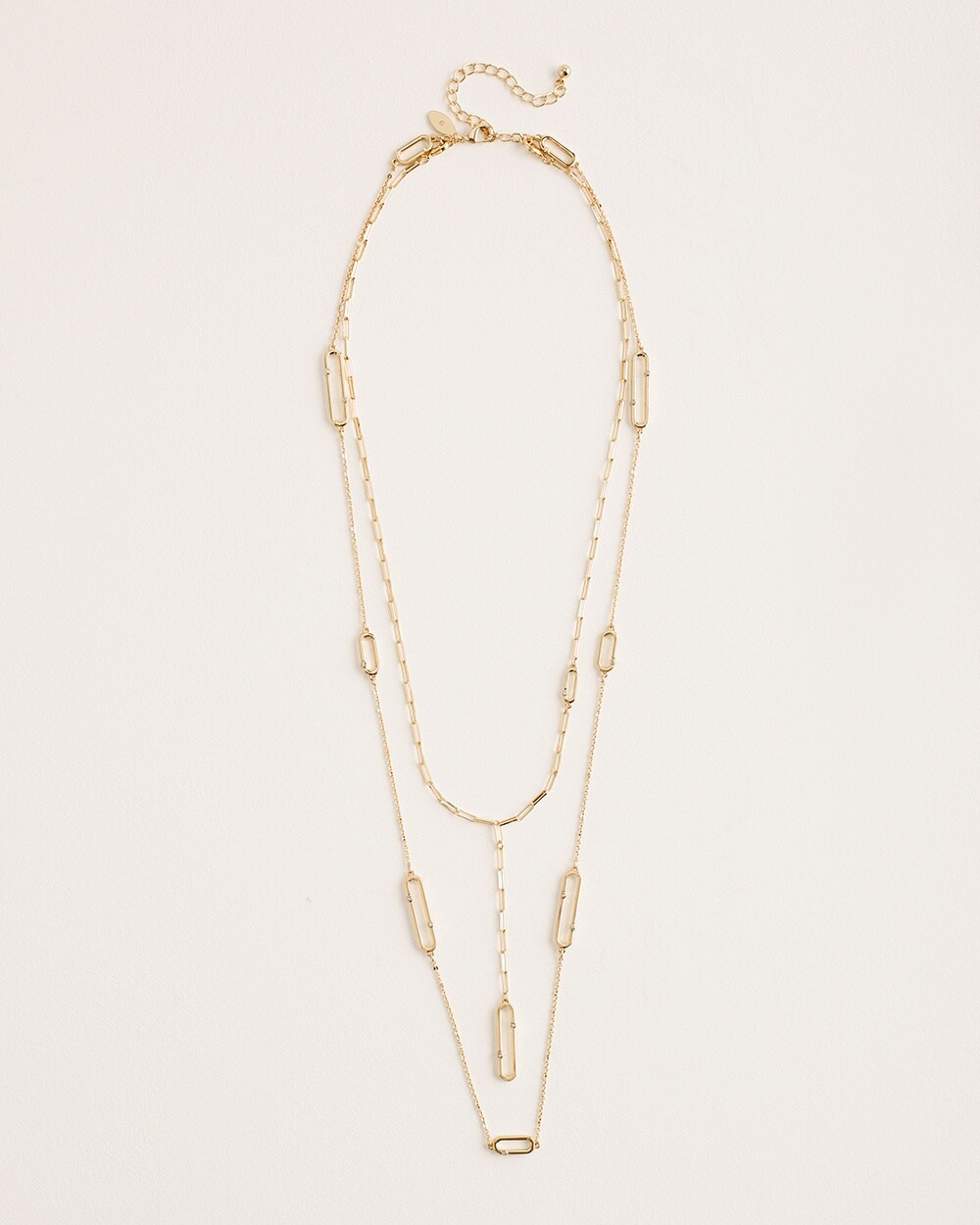 Convertible Goldtone Double-Strand Necklace