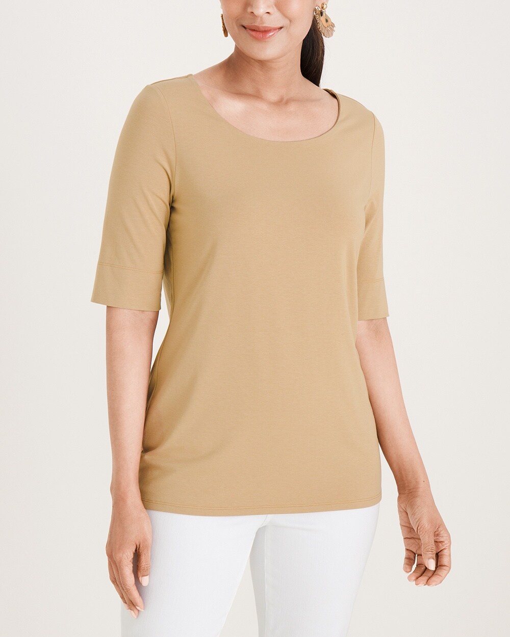 Touch of Cool Ballet-Neck Tee