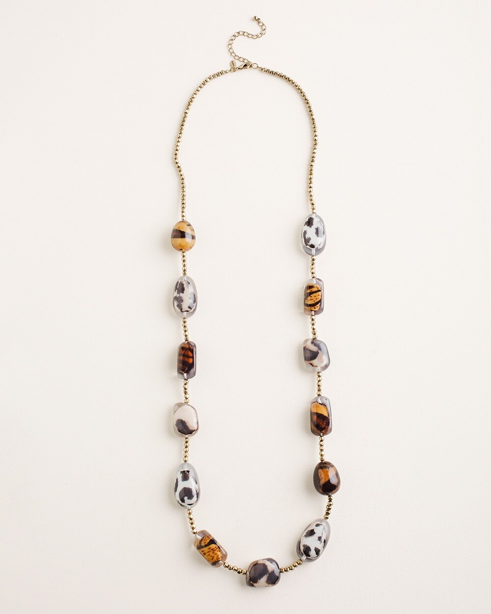 Animal-Print Single-Strand Necklace