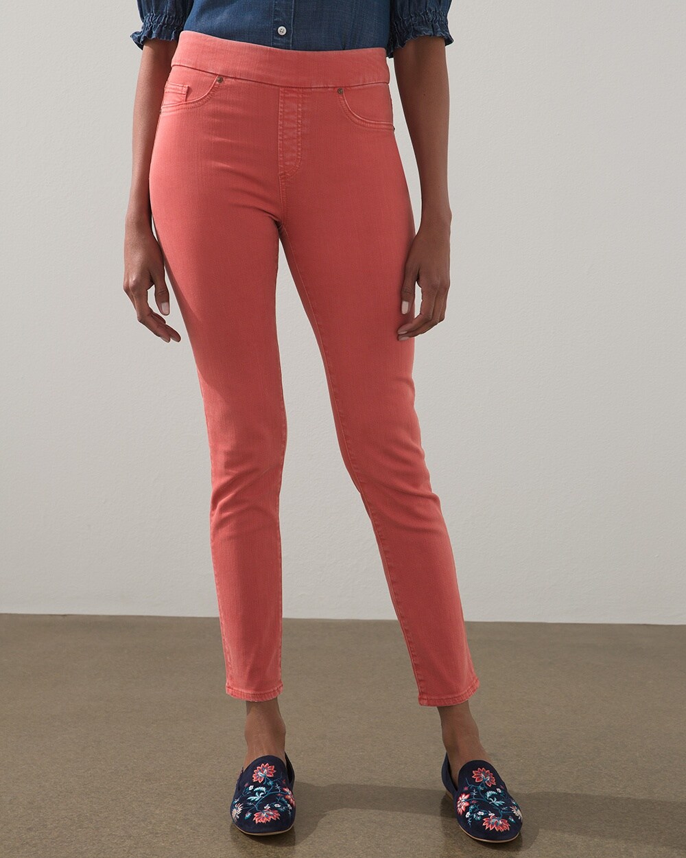 Denim Pull-On Ankle Jeggings - Chico's