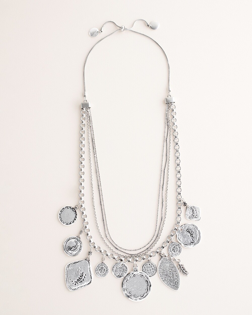 Convertible Multi-Strand Charm Necklace