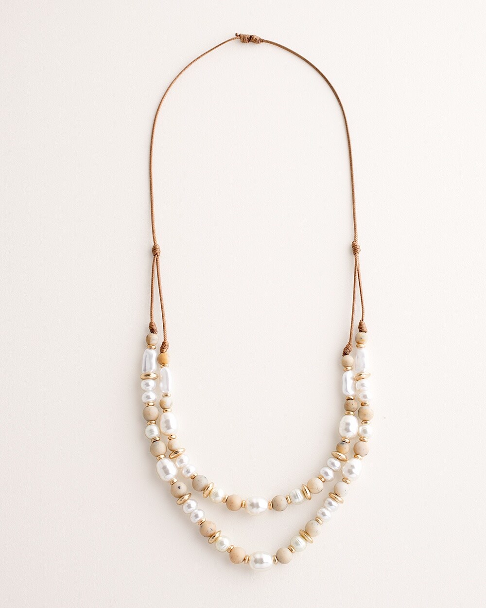 Convertible Faux-Pearl Necklace