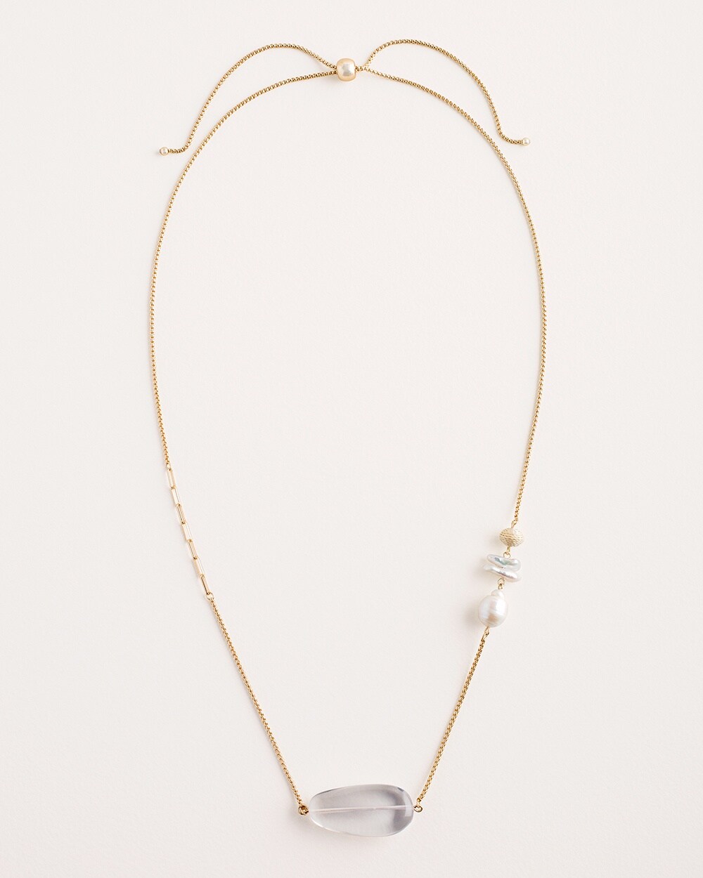 Convertible Neutral Single-Strand Necklace