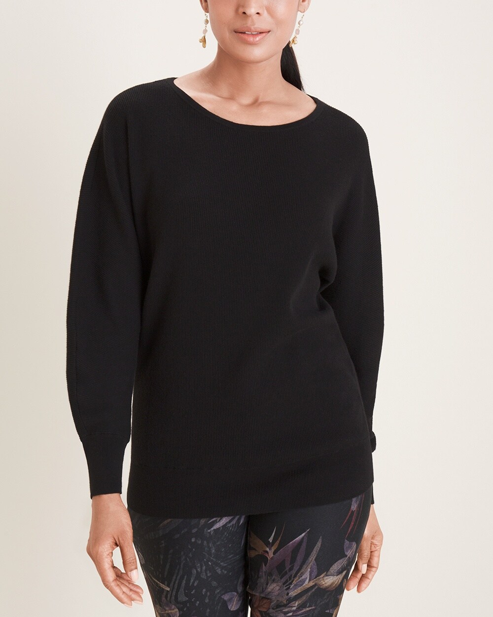 Dolman-Sleeve Sweater