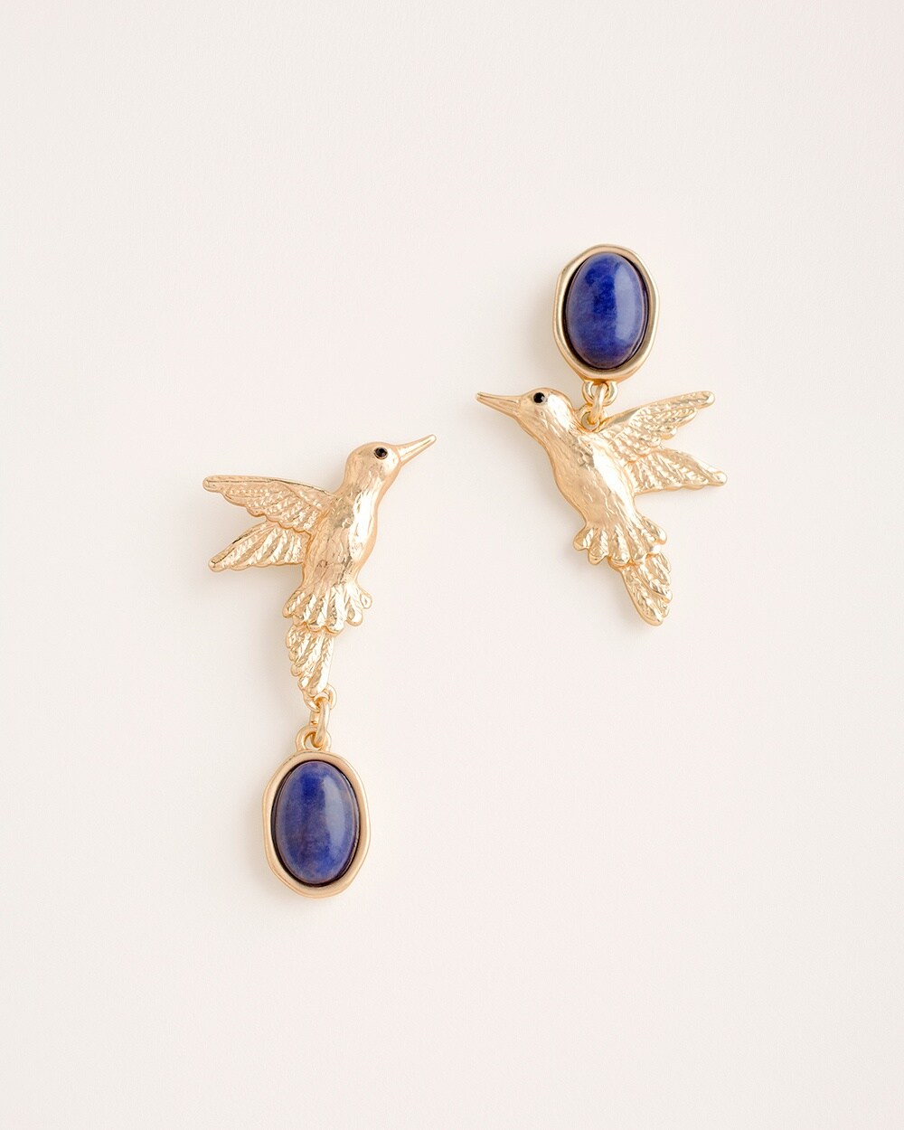 Blue Bird Drop Earrings