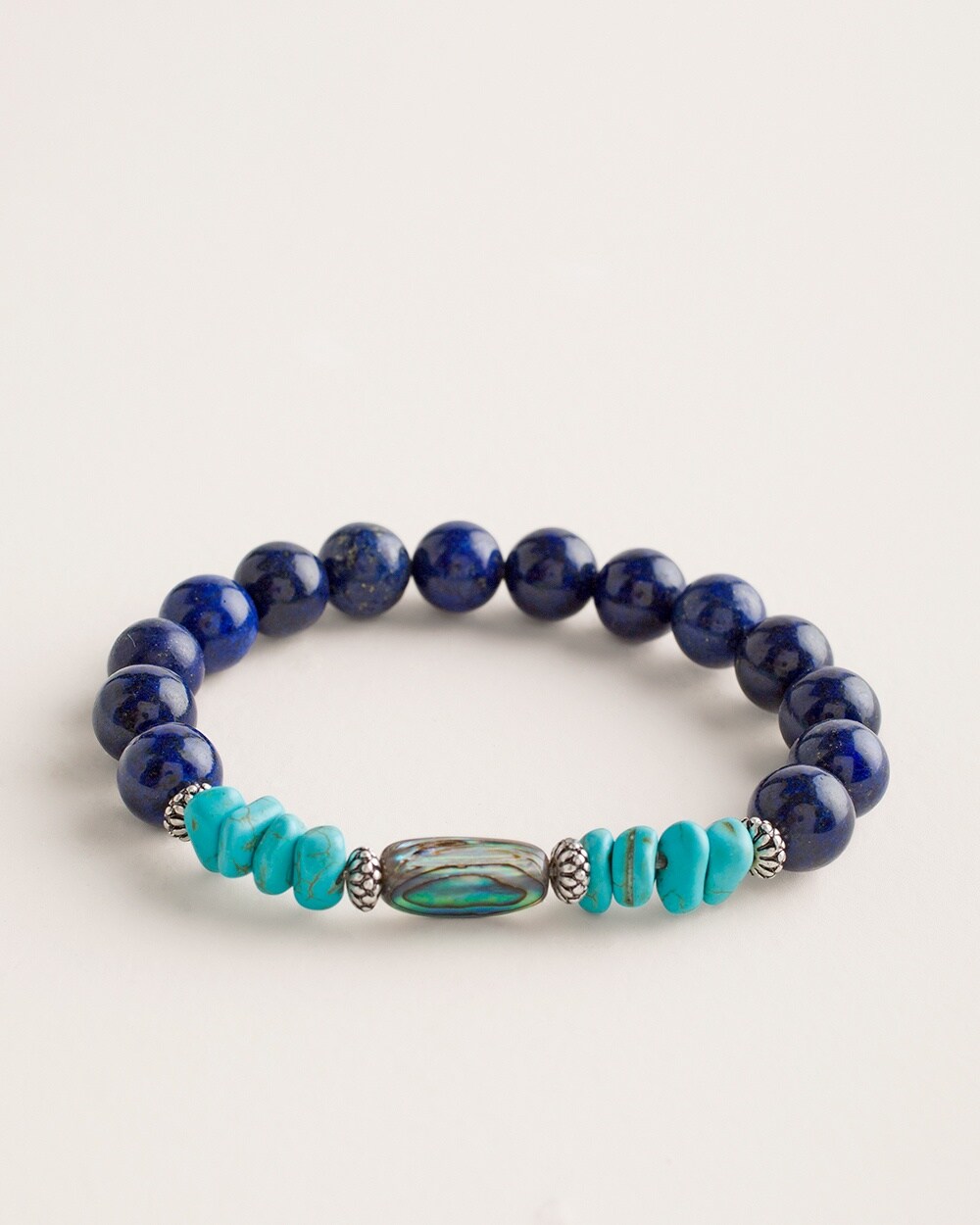 Lapis Lazuli and Turquoise Stretch Bracelet