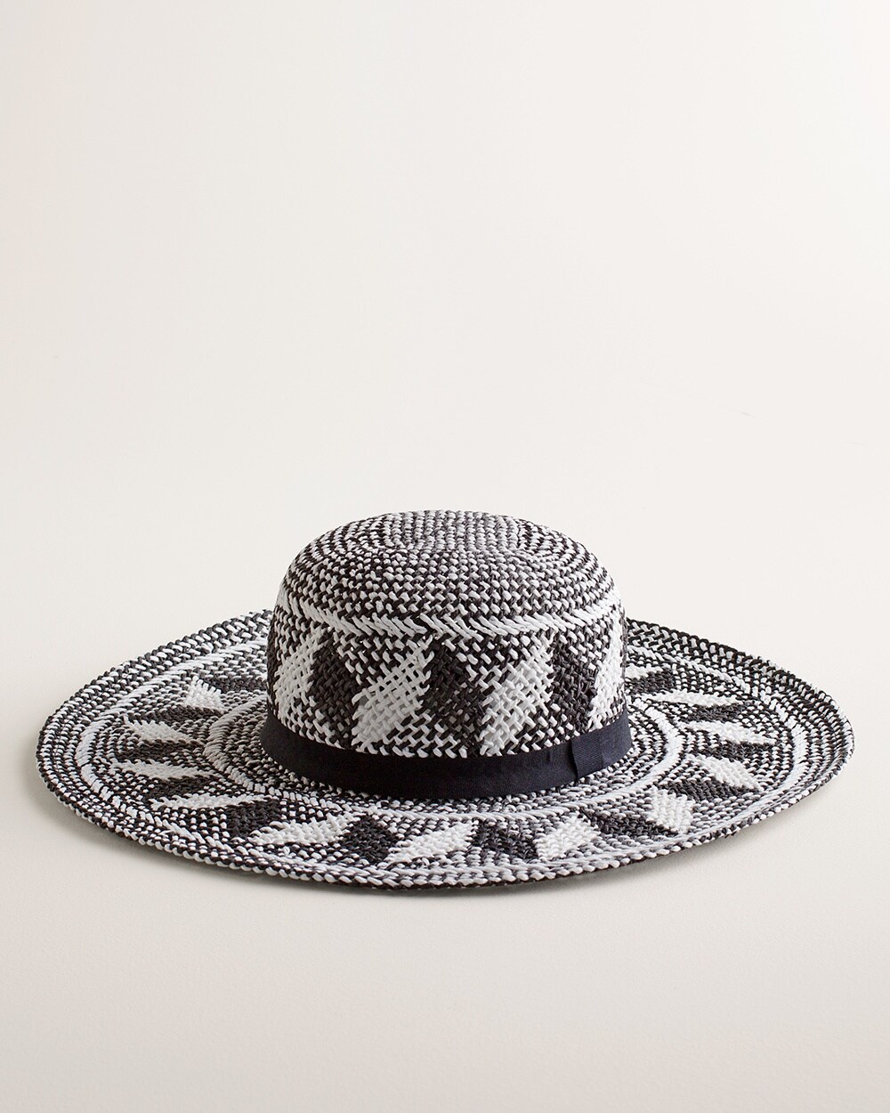 Mosaic-Inspired Straw Hat