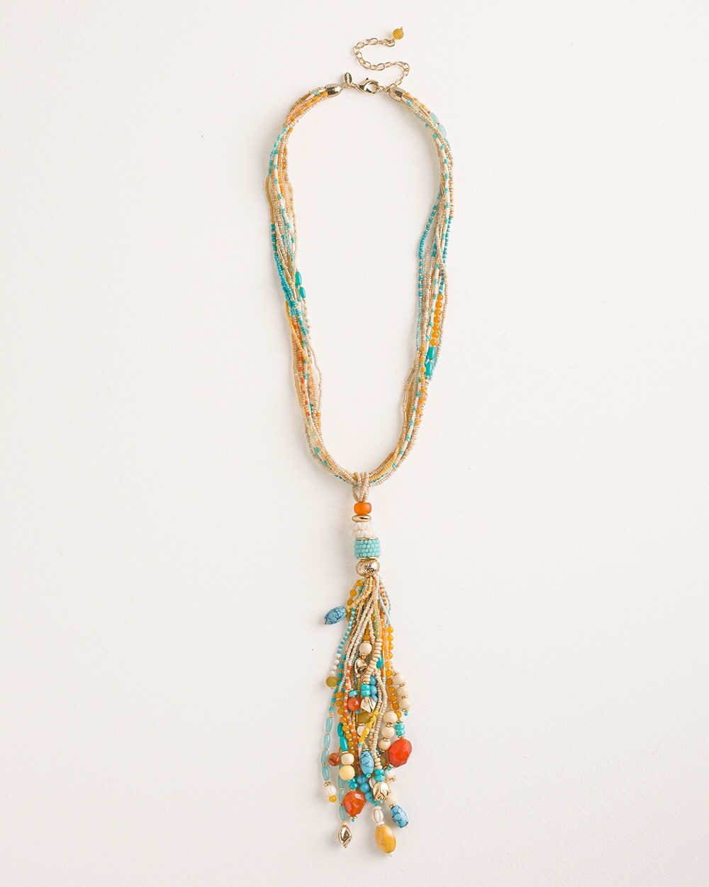 Multistrand Tassel Pendant Necklace