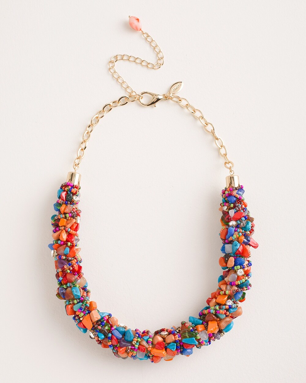 Multicolored Bib Necklace