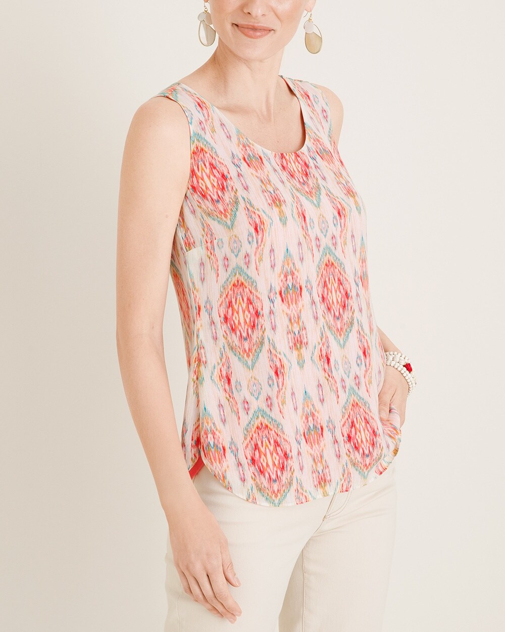 Reversible Ikat-to-Solid Tank
