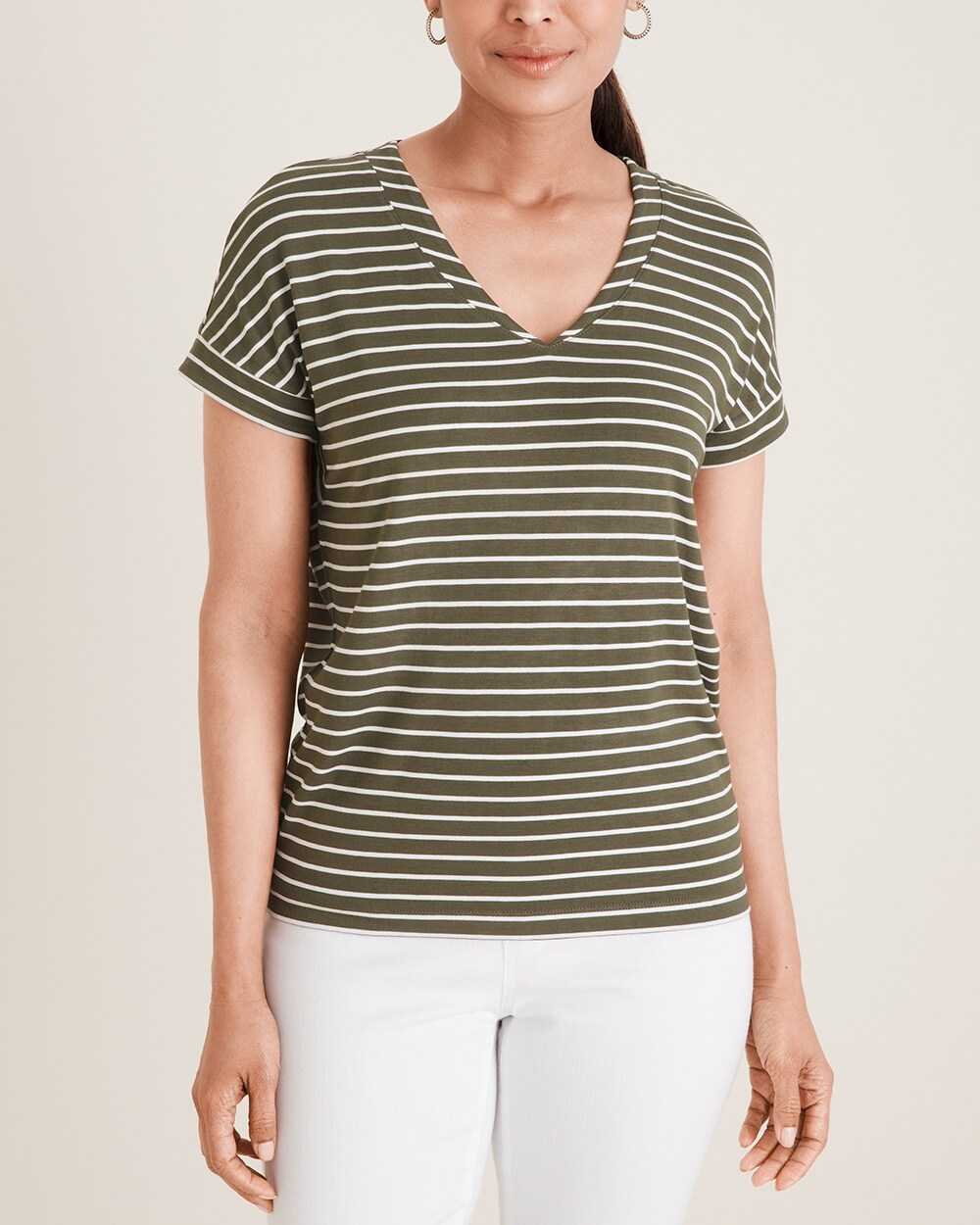 Touch of Cool Striped Tee
