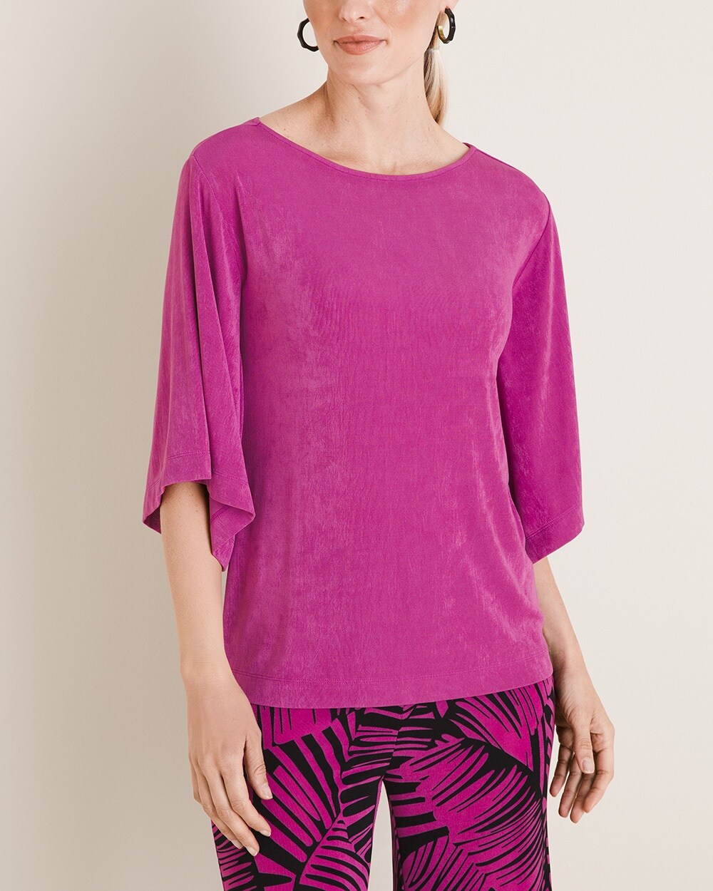 Travelers Classic Wide-Sleeve Top
