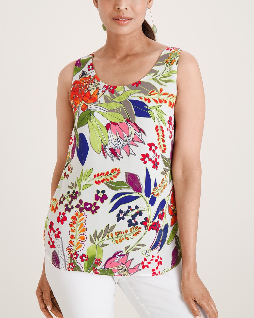 Reversible Floral-to-Solid Tank