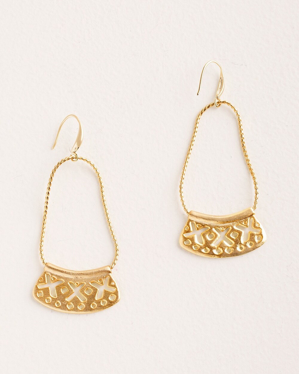 Goldtone Chandelier Earrings