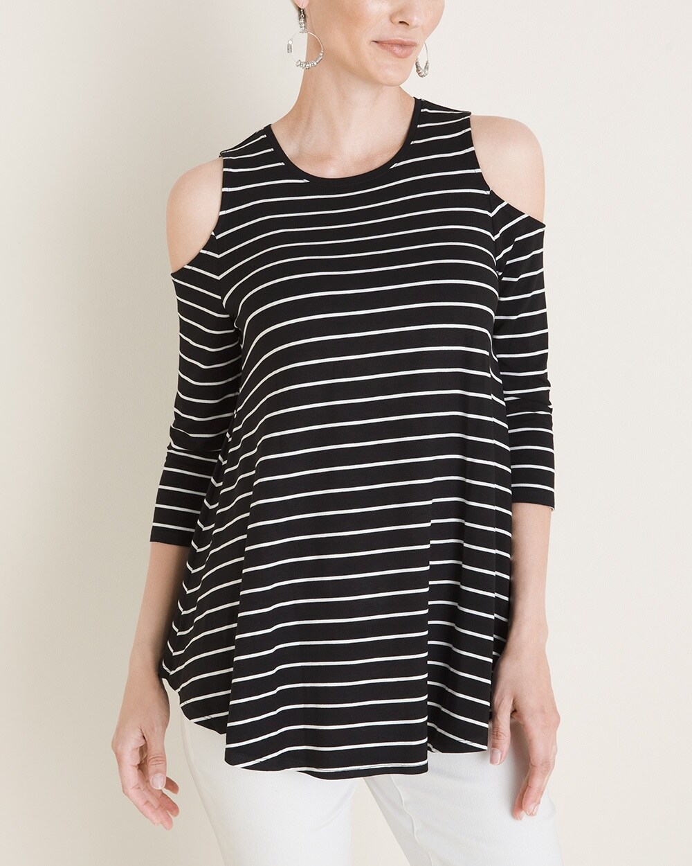 Touch of Cool Cold Shoulder Tunic