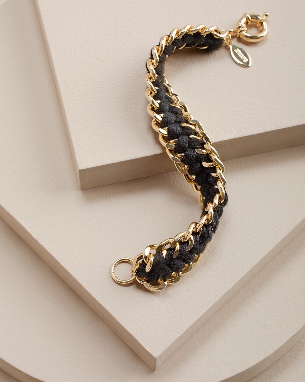 Black and Goldtone Bracelet