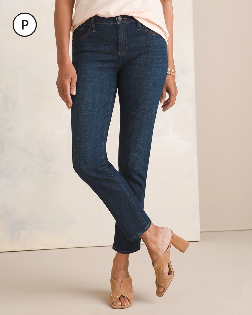 So Slimming Petite Girlfriend Ankle Jeans