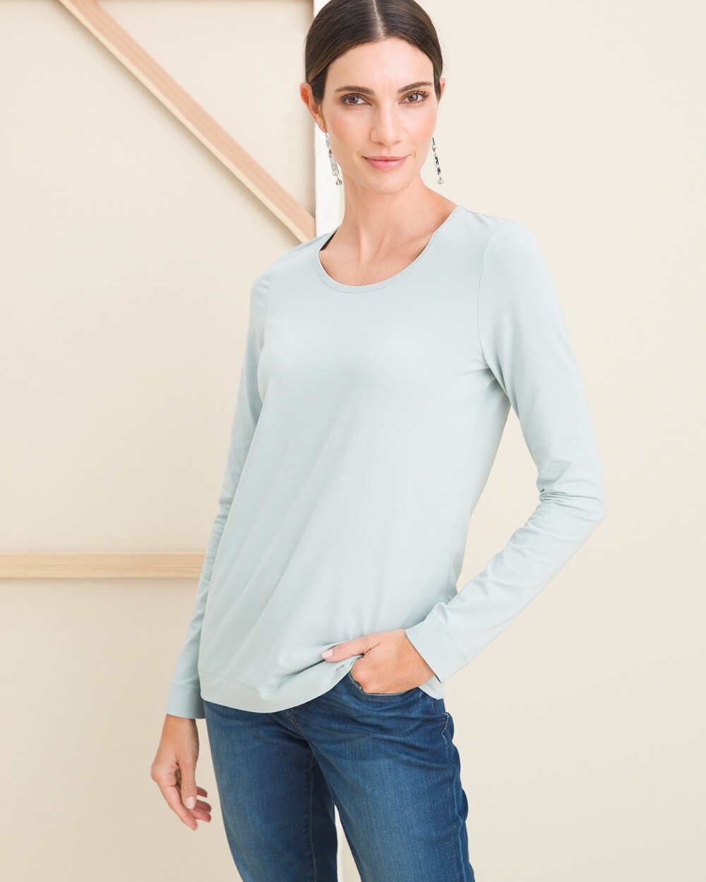Touch of Cool Long-Sleeve Layering Tee