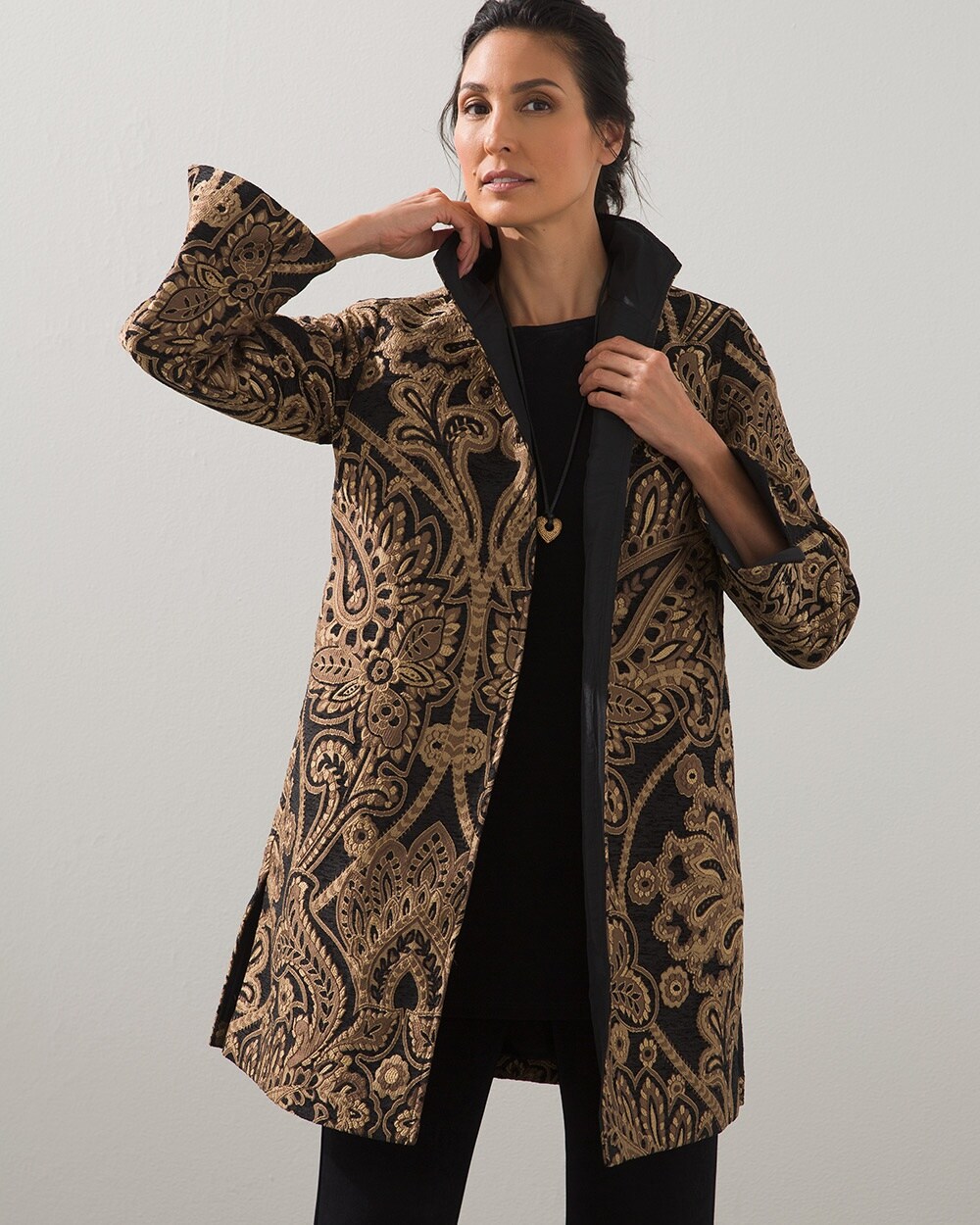 Travelers Collection Jacquard Jacket