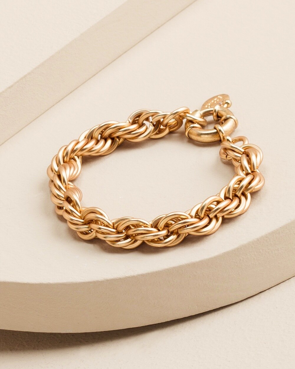 Goldtone Clasp Bracelet