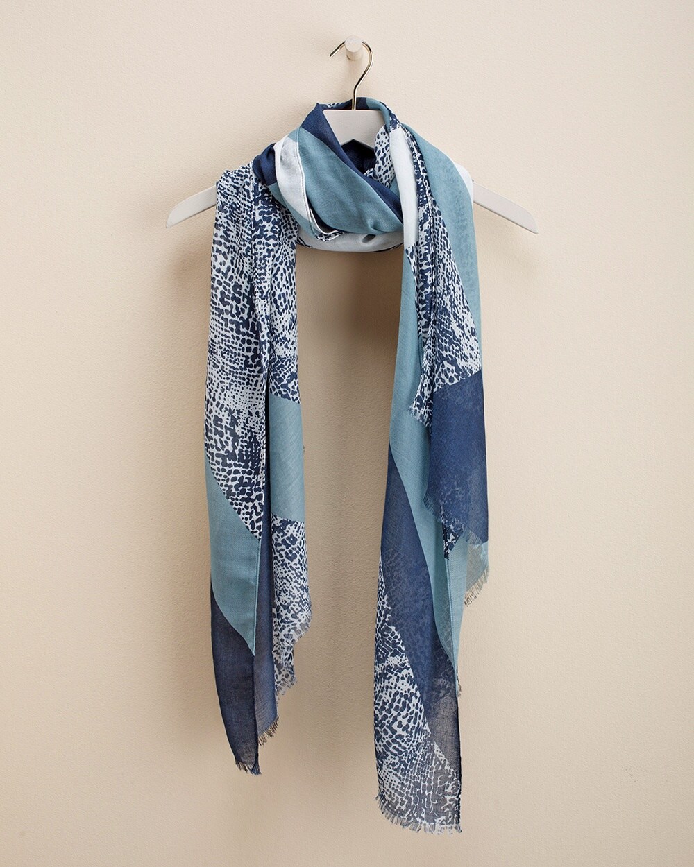 Speckled Striped Oblong Scarf