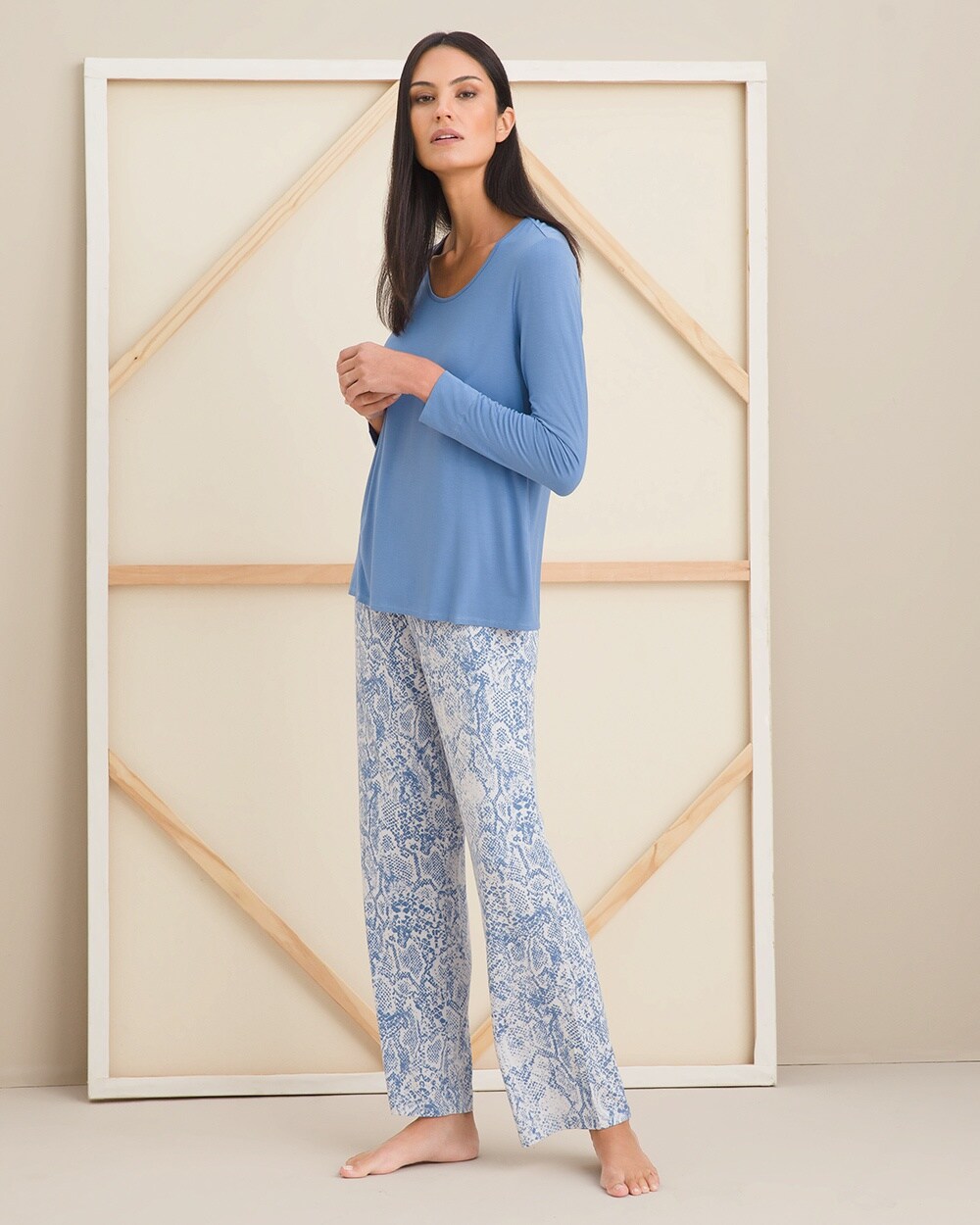 Cool Nights Long-Sleeve Pajama Set