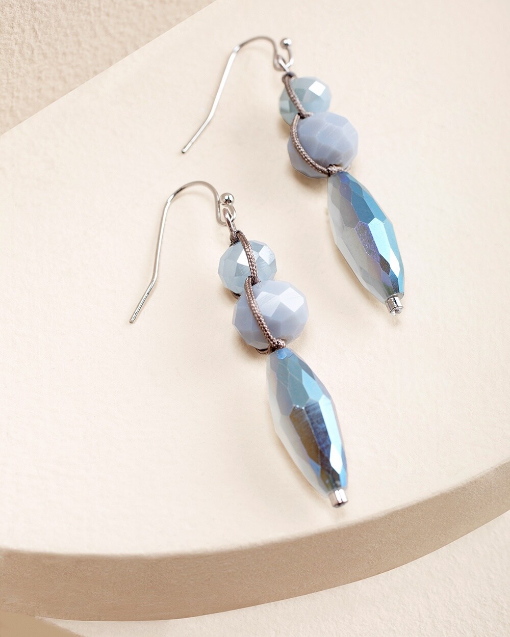 Soft Blue Drop Earrings