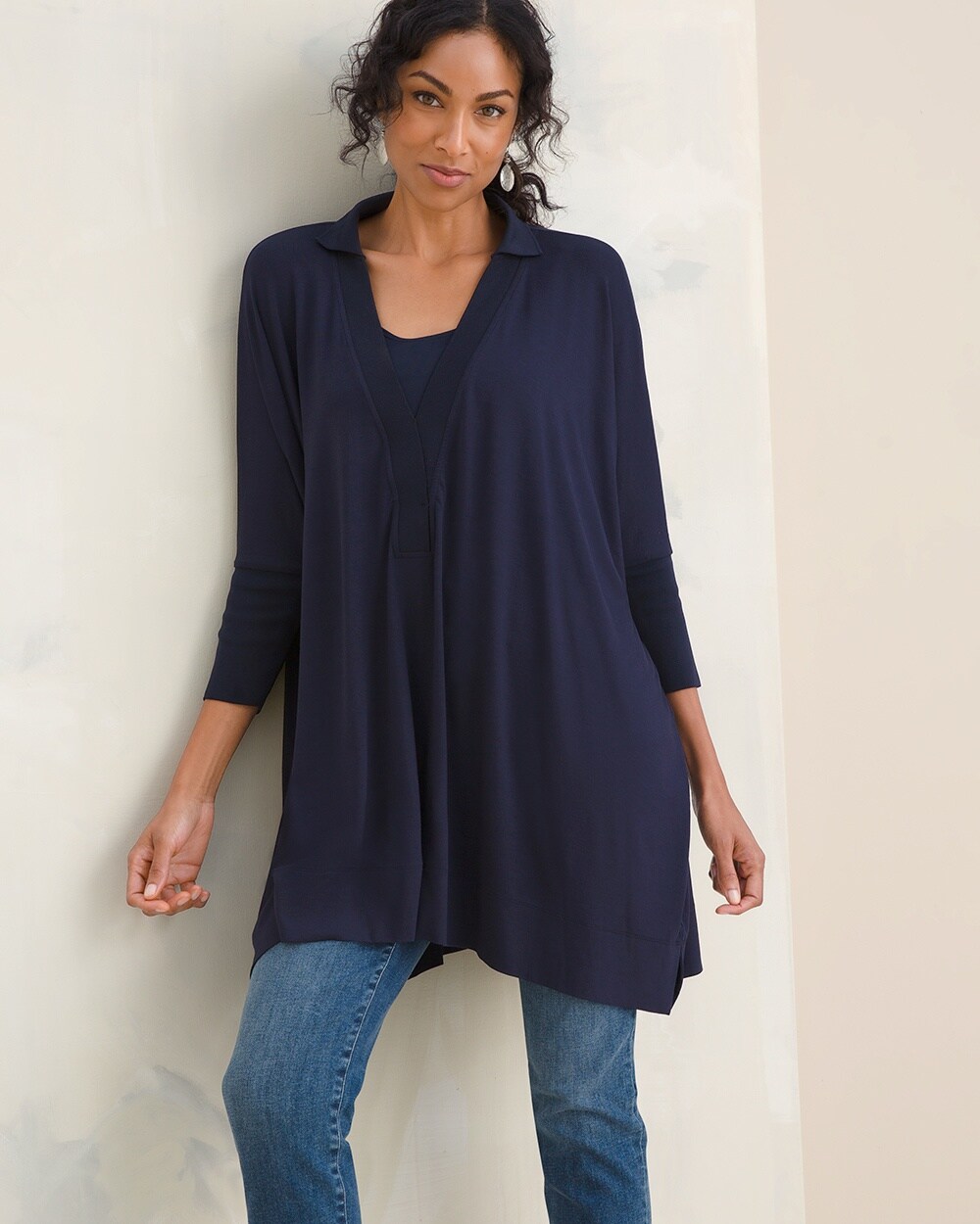 Touch of Cool Rib-Mix Tunic