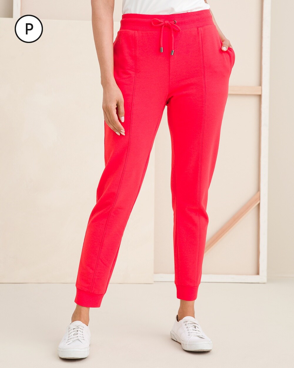 Zenergy Petite French Terry Joggers