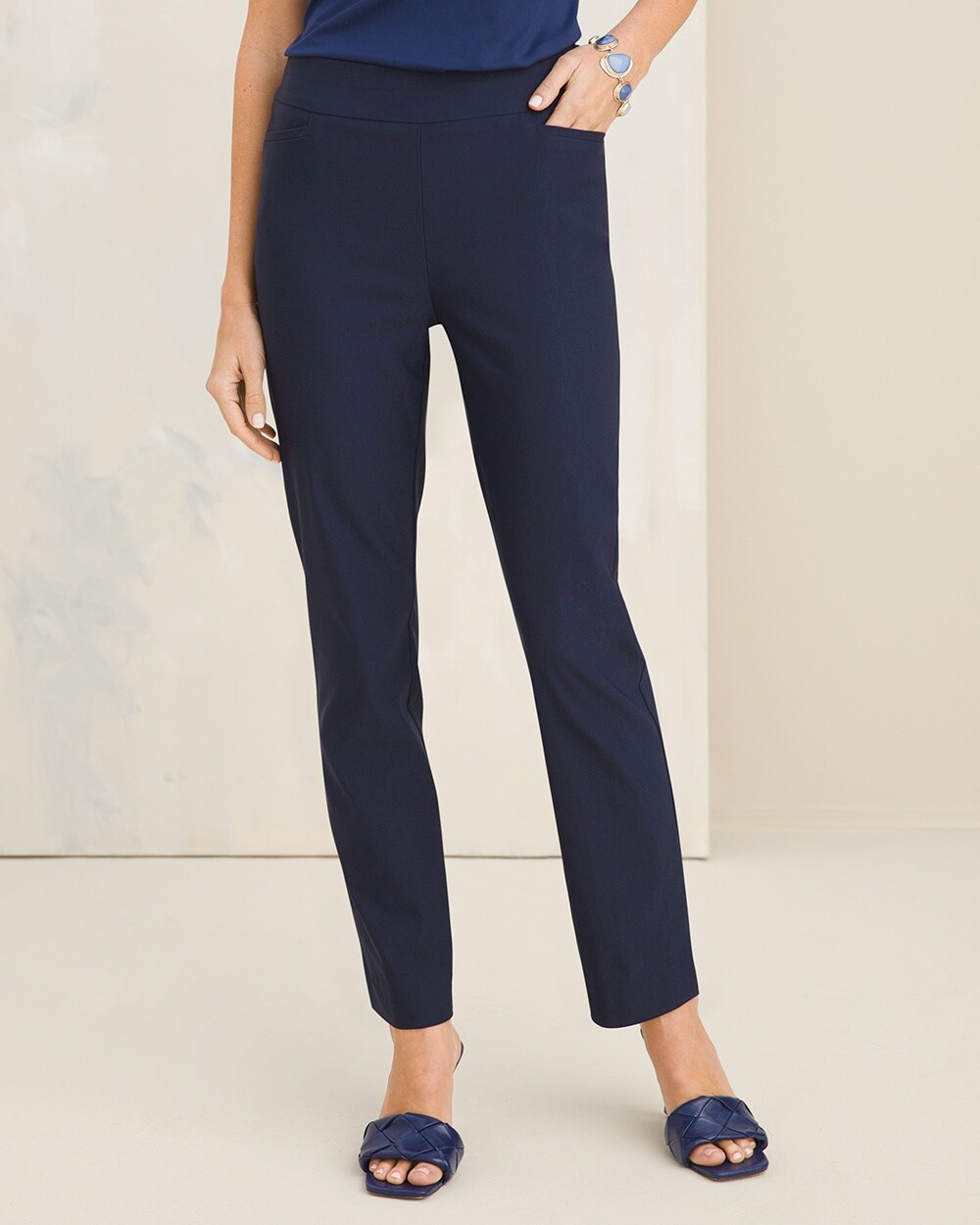 Chico's So Slimming 360 Brigitte Ankle Pants In Classic Navy