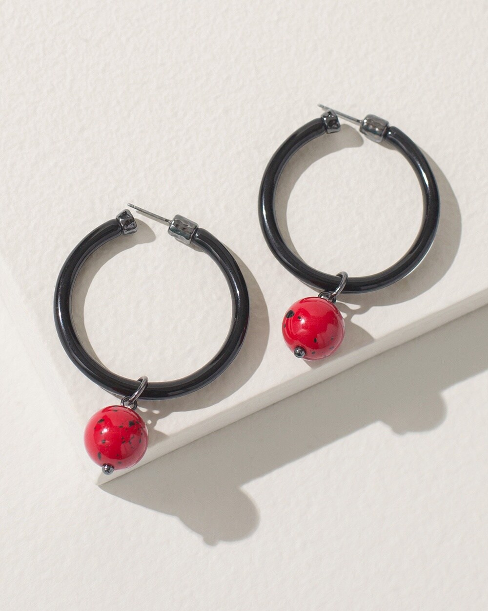 Black and Red Hoops