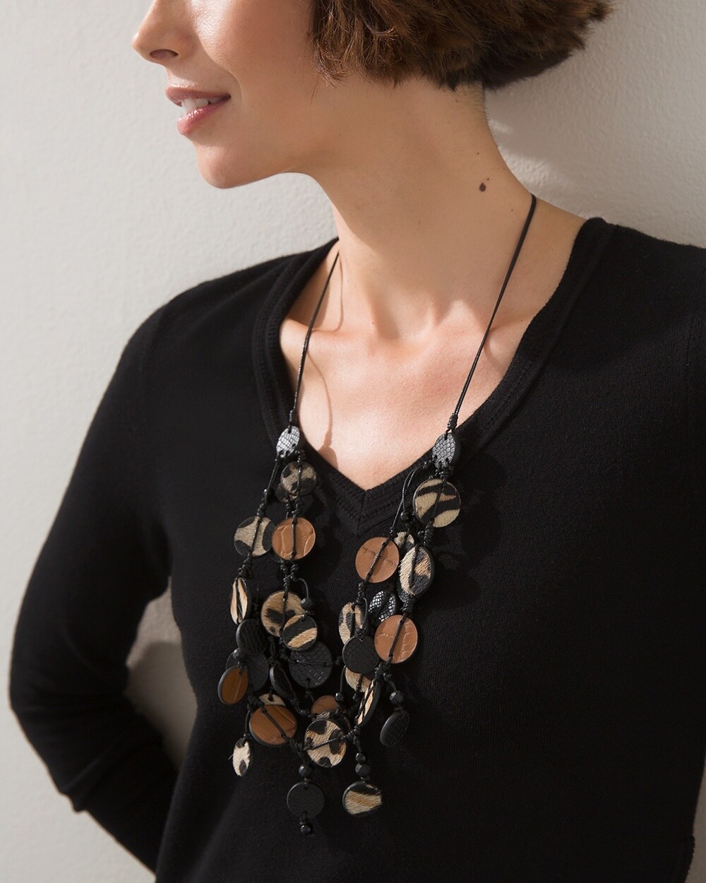 Casual Leather Adjustable Necklace
