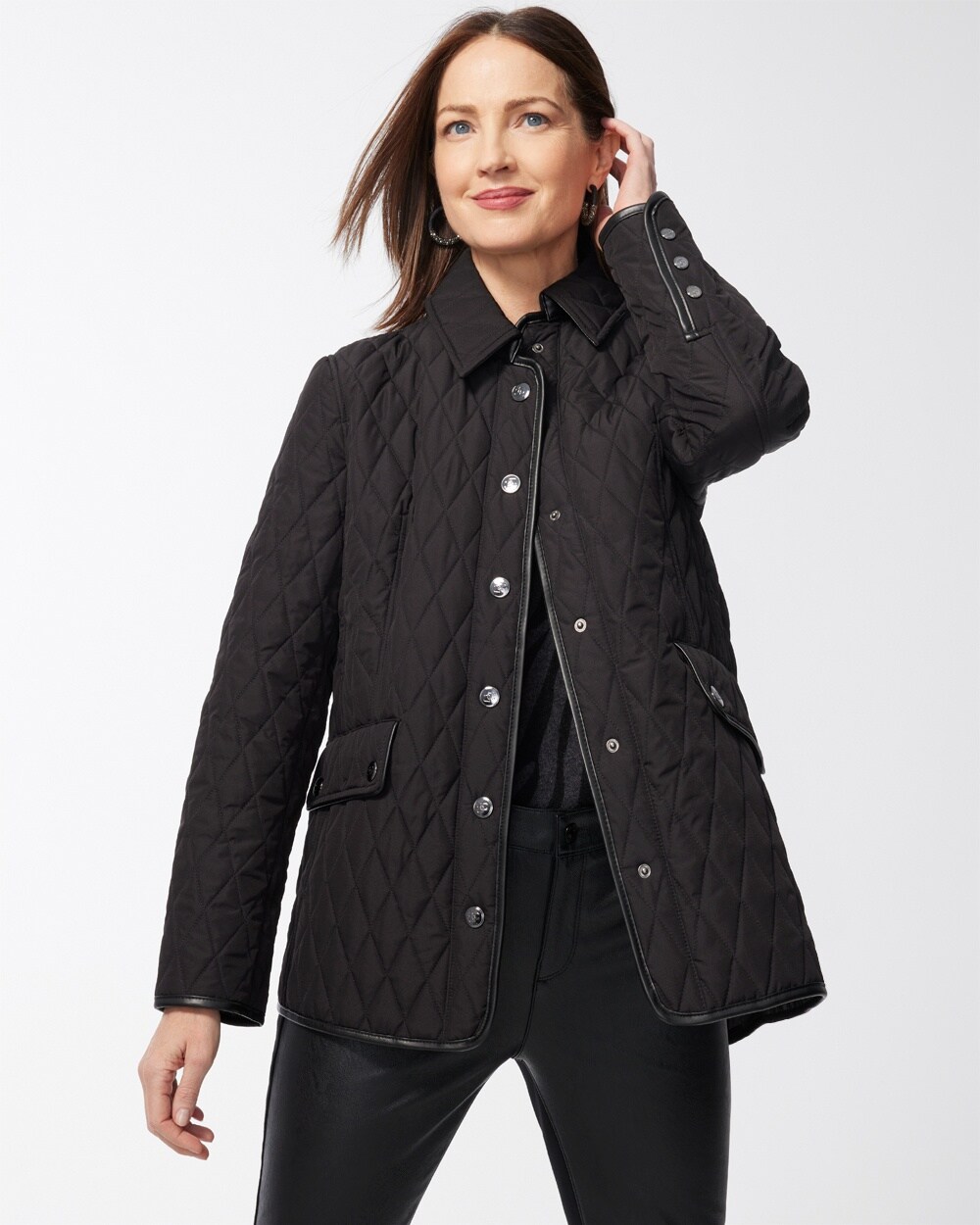 Quilted Mid-Length Jacket