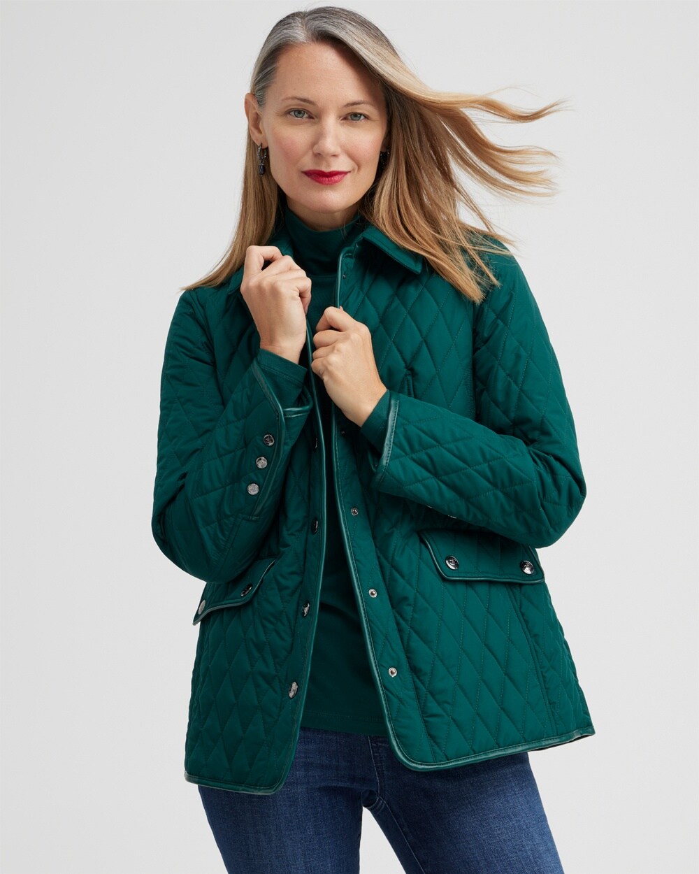 Quilted Mid-Length Jacket