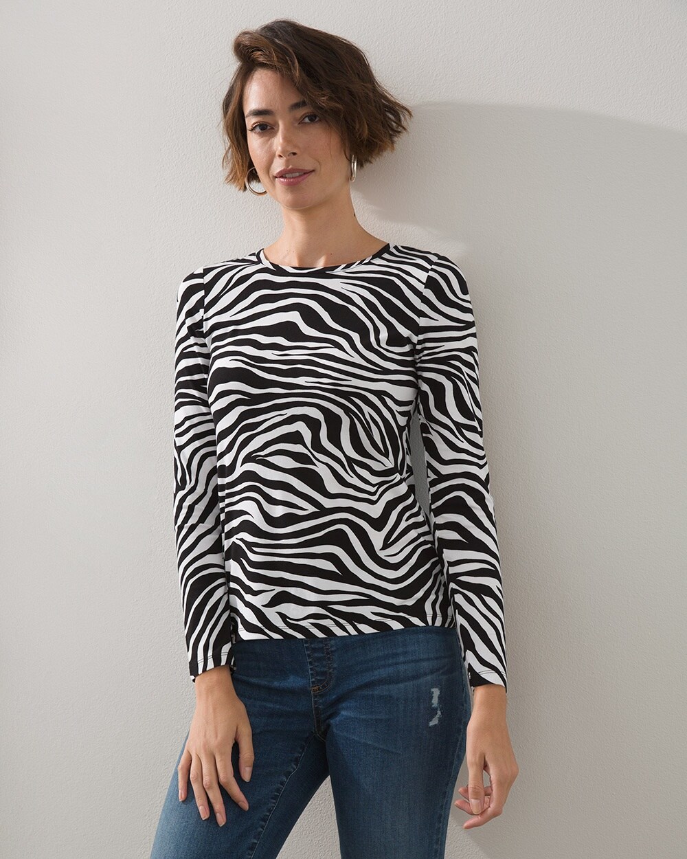 Touch of Cool Zebra Layering Tee
