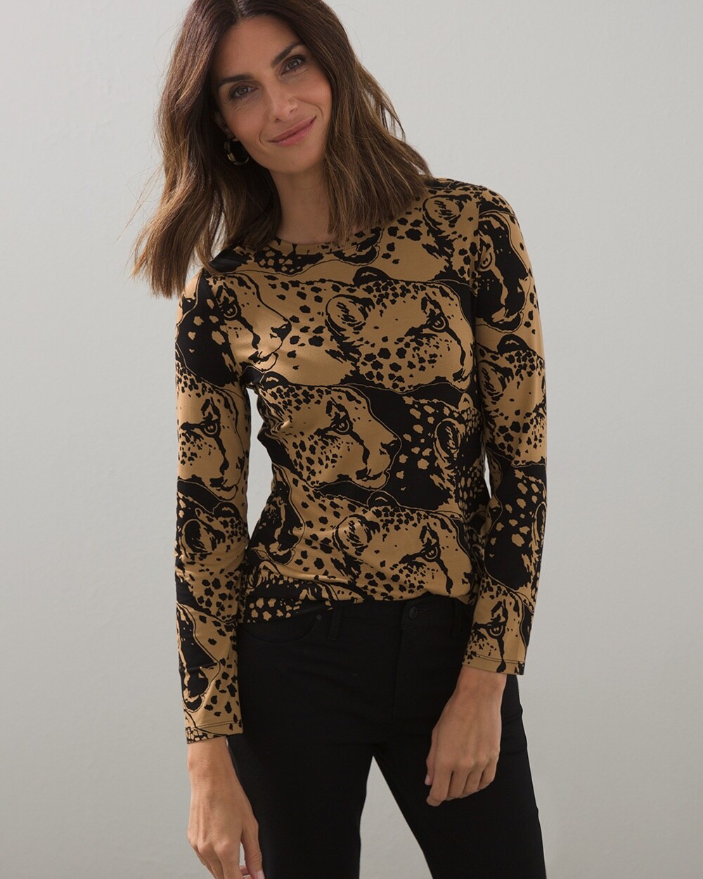 Touch of Cool Cheetah Layering Tee