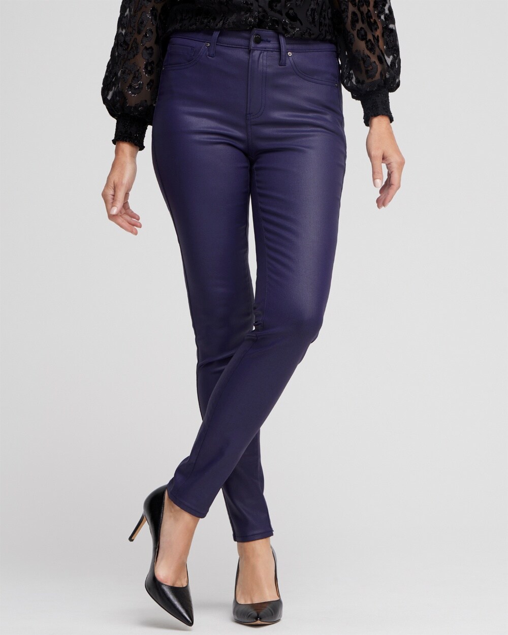 Coated Slim Jeans